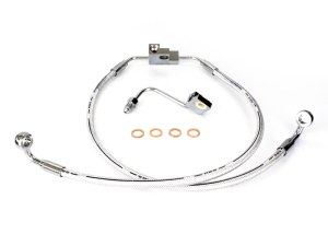 Magnum Shielding Stock Length Lower Front Brake Line – Sterling Chromite. Fits Dyna Fat Bob 2012-2017 & Dyna Low Rider 2014-2017 & Low Rider S 2016-2017 Magnum Shielding Stock Length Lower Front Brake Line – Sterling Chromite. Fits Dyna Fat Bob 2012-2017 & Dyna Low Rider 2014-2017 & Low Rider S 2016-2017