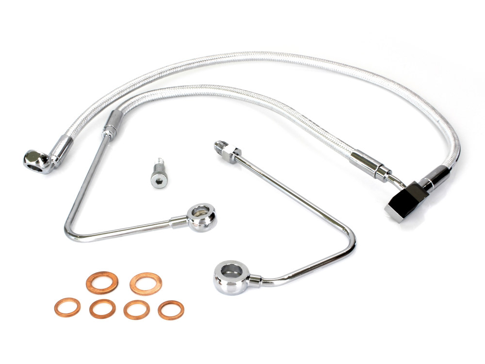 Magnum Shielding Lower Brake Line – Sterling Chromite. Fits FXS Blackline 2011-2013 & Breakout 2013-2014