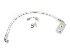 Magnum Shielding Stock Length Lower Front Brake Line – Sterling Chromite. Fits Softail 2018up Magnum Shielding Stock Length Lower Front Brake Line – Sterling Chromite. Fits Softail 2018up