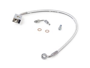 Magnum Shielding +2in. Length Lower Front Brake Line – Sterling Chromite. Fits Softail 2018up Magnum Shielding +2in. Length Lower Front Brake Line – Sterling Chromite. Fits Softail 2018up
