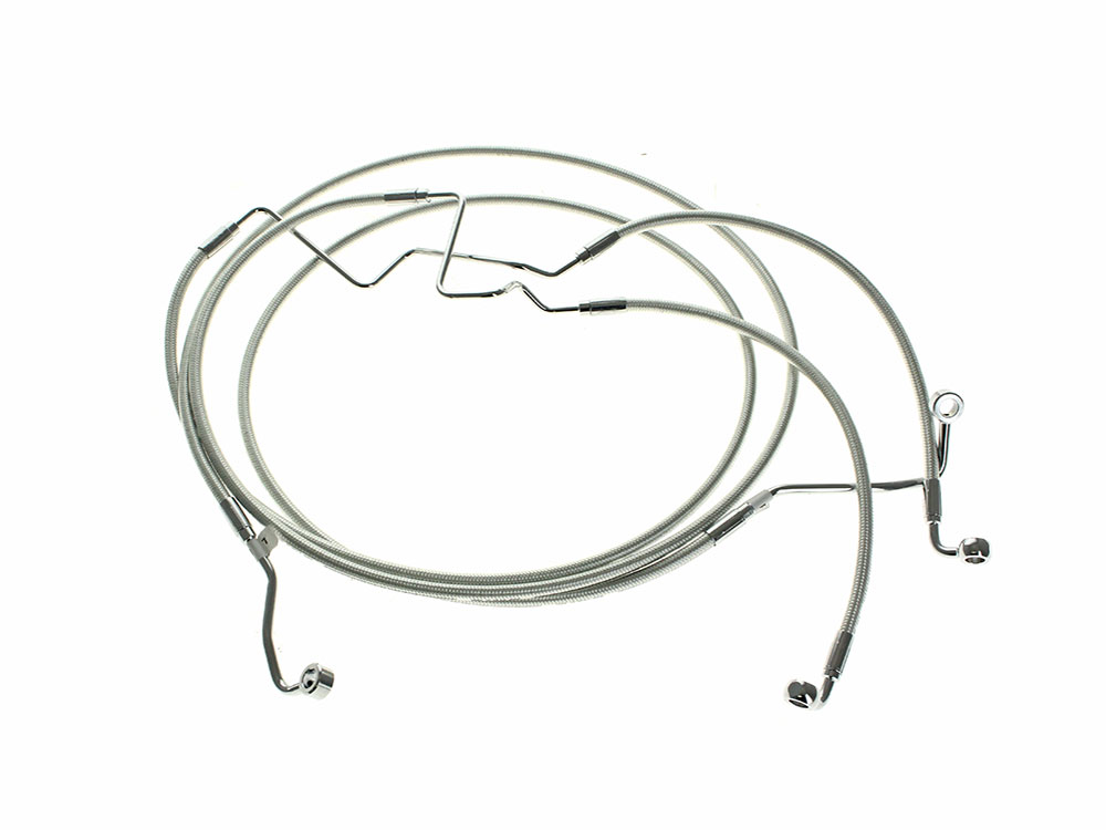 Magnum Shielding Lower Front Brake Line – Sterling Chromite. Fits Road Glide Limited 2024up