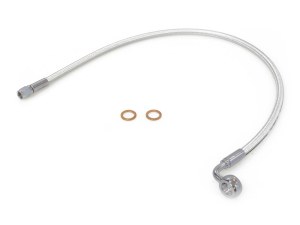 Magnum Shielding 24in. Upper Front Brake Line with 12mm x 90 Degree Banjo – Sterling Chromite. Magnum Shielding 24in. Upper Front Brake Line with 12mm x 90 Degree Banjo – Sterling Chromite.
