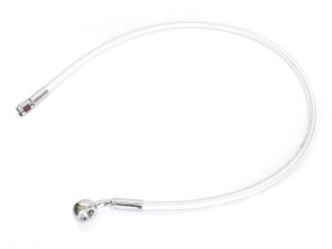 Magnum Shielding 28in. Upper Front Brake Line with 12mm x 35 Degree Banjo – Sterling Chromite. Magnum Shielding 28in. Upper Front Brake Line with 12mm x 35 Degree Banjo – Sterling Chromite.