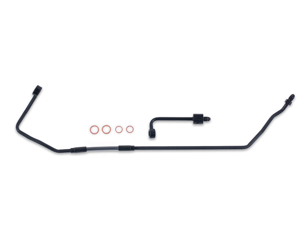 Magnum Shielding Rear Brake Master Cylinder to ABS Pump – Black. Fits Touring 2014-2023