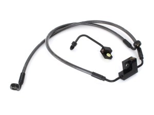 Magnum Shielding +2in. Over Length Lower Front Brake Line – Black Pearl. Fits Dyna Fat Bob 2012-2017 & Dyna Low Rider 2014-2017 Magnum Shielding +2in. Over Length Lower Front Brake Line – Black Pearl. Fits Dyna Fat Bob 2012-2017 & Dyna Low Rider 2014-2017