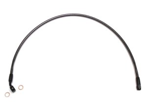 Magnum Shielding 42in. Upper Front Brake Line with 10mm x 35 Degree Banjo – Black Pearl. Magnum Shielding 42in. Upper Front Brake Line with 10mm x 35 Degree Banjo – Black Pearl.