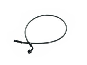Magnum Shielding 30in. Upper Front Brake Line with 10mm x 90 Degree Banjo – Black Pearl. Magnum Shielding 30in. Upper Front Brake Line with 10mm x 90 Degree Banjo – Black Pearl.