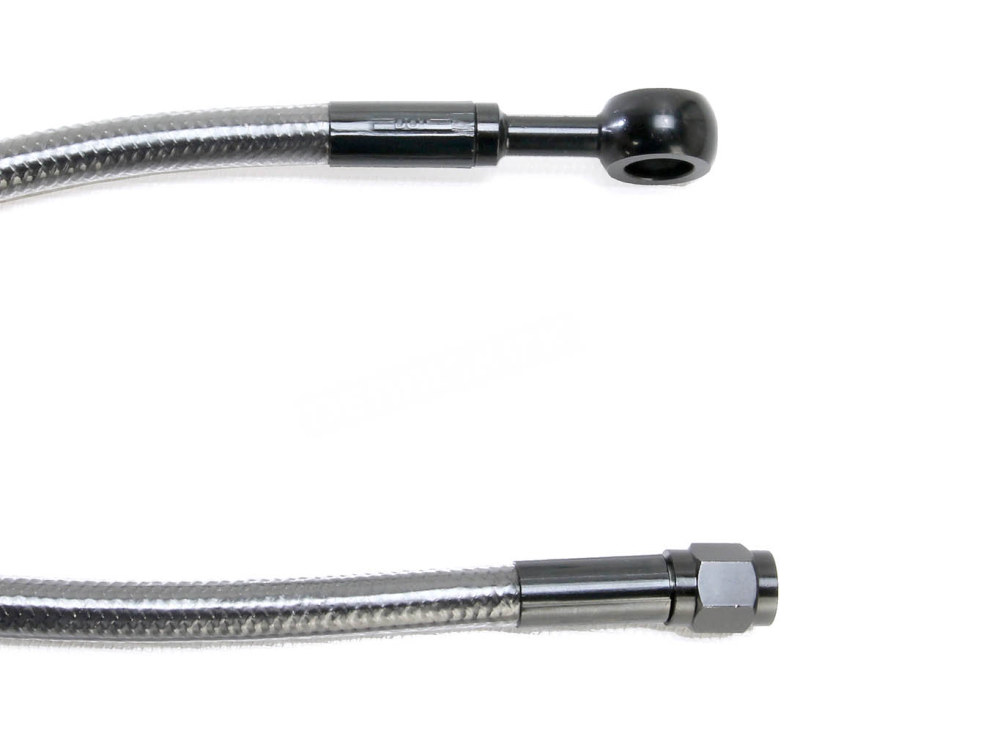 Magnum Shielding 34in. Upper Front Brake Line with 10mm x 180 Degree Banjo – Black Pearl.