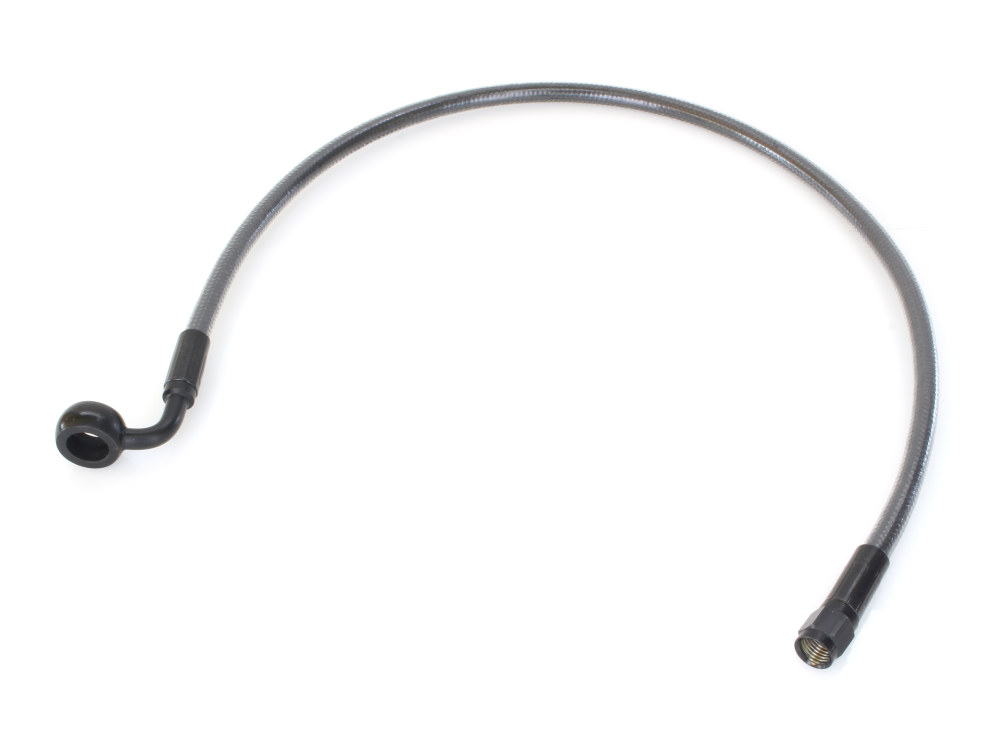 Magnum Shielding 22in. Upper Front Brake Line with 12mm x 90 Degree Banjo – Black Pearl.