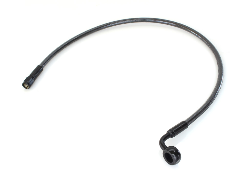 Magnum Shielding 22in. Upper Front Brake Line with 12mm x 90 Degree Banjo – Black Pearl.