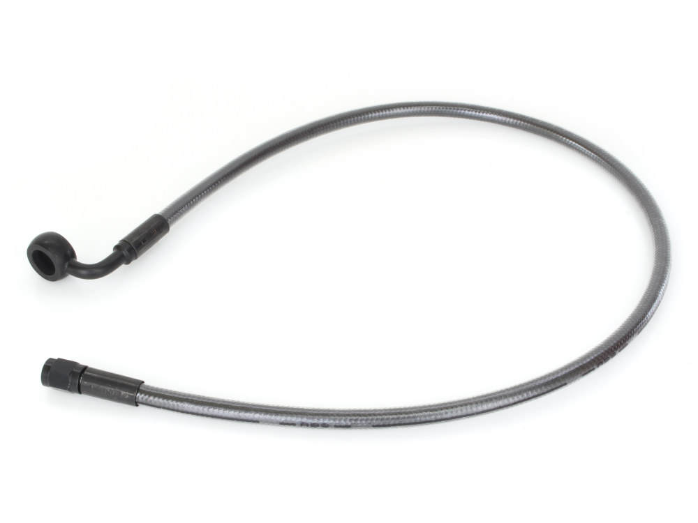 Magnum Shielding 26in. Upper Front Brake Line with 12mm x 90 Degree Banjo – Black Pearl.