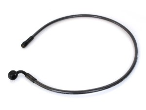 Magnum Shielding 30in. Upper Front Brake Line with 12mm x 90 Degree Banjo – Black Pearl. Magnum Shielding 30in. Upper Front Brake Line with 12mm x 90 Degree Banjo – Black Pearl.