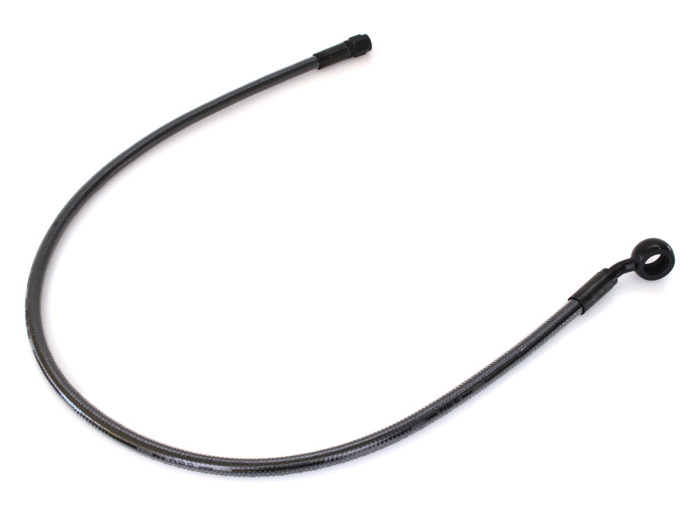 Magnum Shielding 26in. Upper Front Brake Line with 12mm x 35 Degree Banjo – Black Pearl.