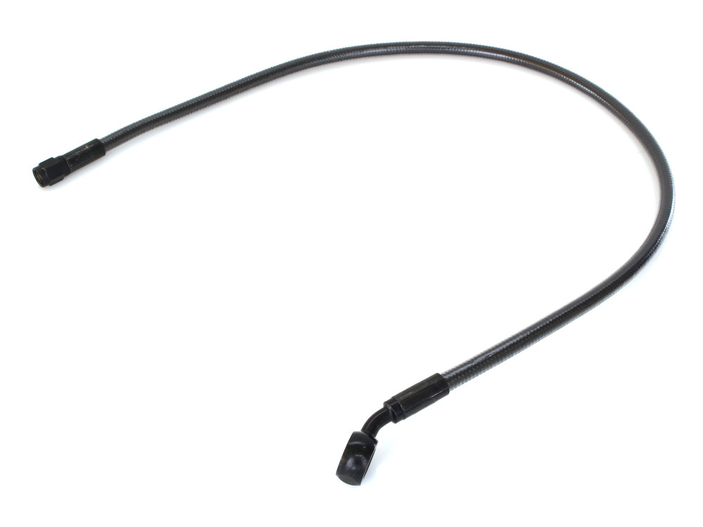 Magnum Shielding 26in. Upper Front Brake Line with 12mm x 35 Degree Banjo – Black Pearl.
