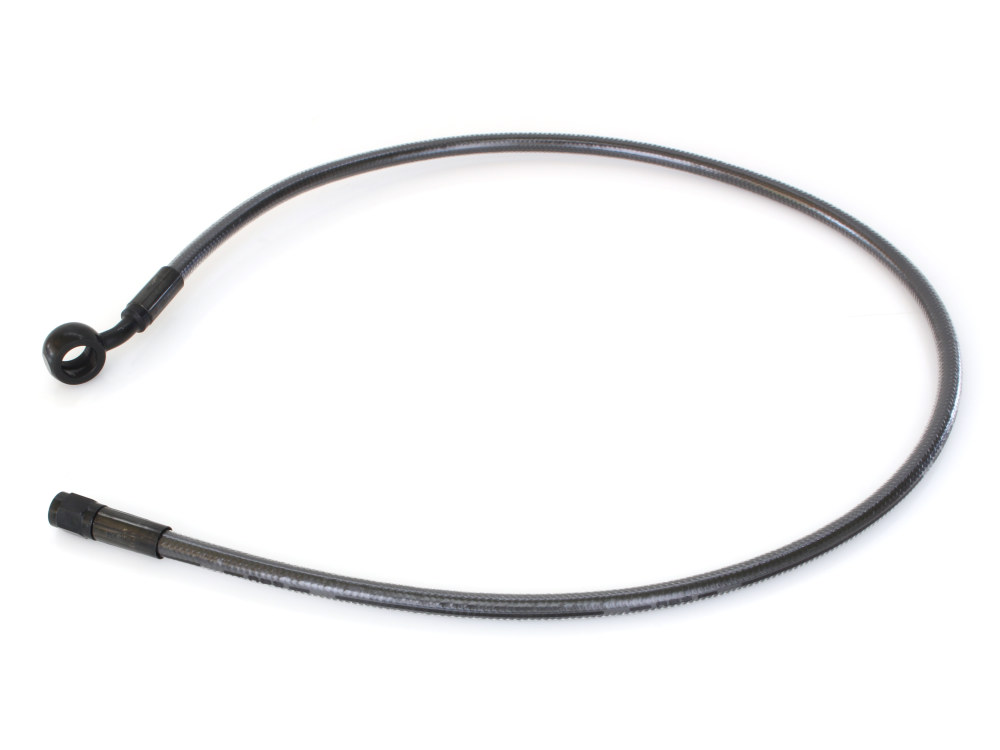 Magnum Shielding 30in. Upper Front Brake Line with 12mm x 35 Degree Banjo – Black Pearl.