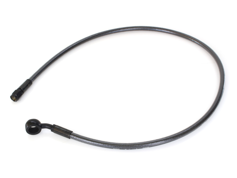 Magnum Shielding 30in. Upper Front Brake Line with 12mm x 35 Degree Banjo – Black Pearl.