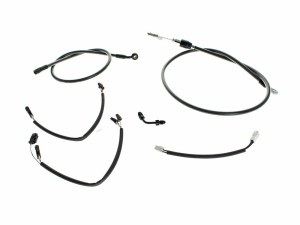 Magnum Shielding Black Pearl Cable Kit. Suits 14in. Ape Hangers on Breakout 2018-2024 Magnum Shielding Black Pearl Cable Kit. Suits 14in. Ape Hangers on Breakout 2018-2024