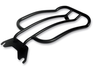 Motherwell Products Solo Seat Luggage Rack – Matte Black. Fits Deluxe & Heritage 2005-2017 & Fat Boy 2007-2017. Motherwell Products Solo Seat Luggage Rack – Matte Black. Fits Deluxe & Heritage 2005-2017 & Fat Boy 2007-2017.