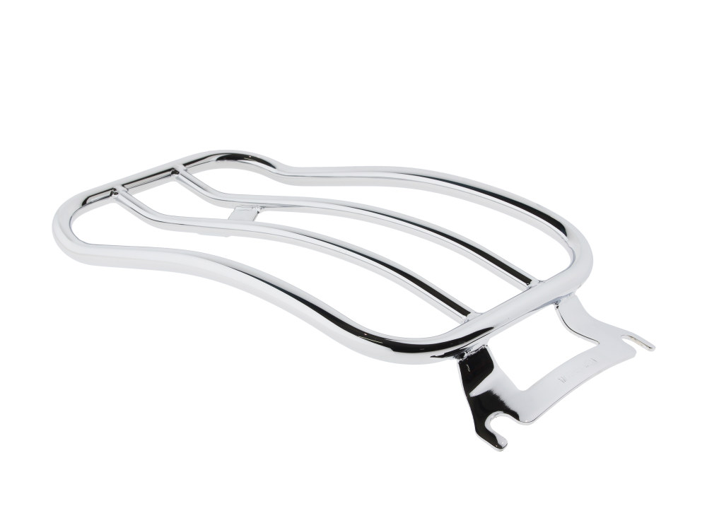 Motherwell Products Solo Seat Luggage Rack – Chrome. Fits Touring 1997up.