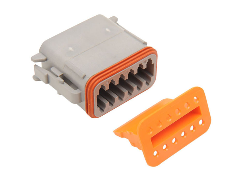 Deutsch Plug; 12-Wire Grey