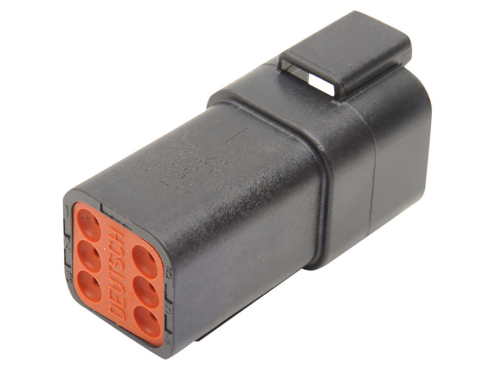Deutsch Receptacle; 6-Wire Blk