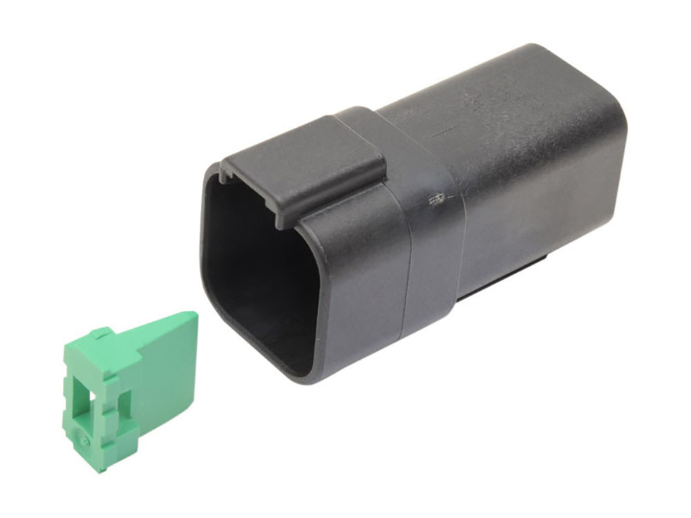 Deutsch Receptacle; 6-Wire Blk