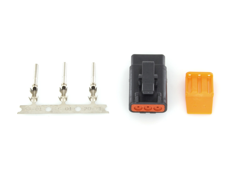 Deutsch DTM 3-Position Black Plug
