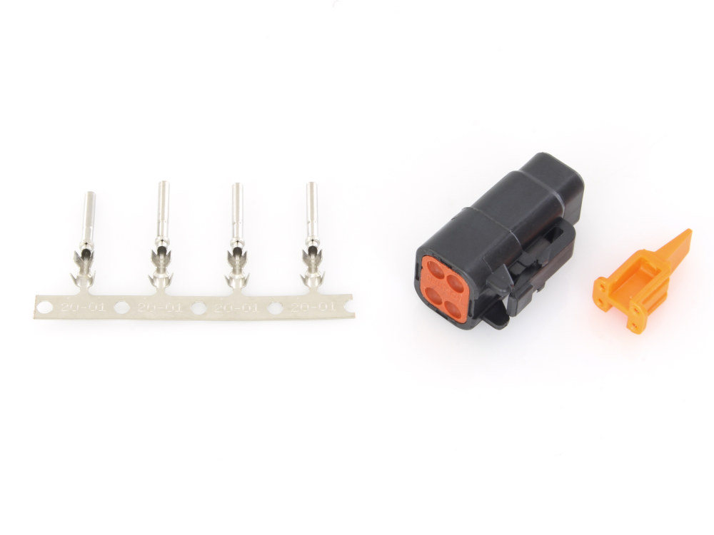 Deutsch DTM 4-Position Black Plug