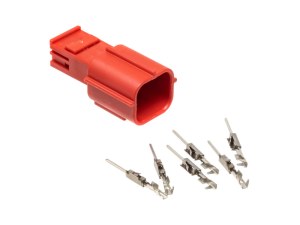 Namz Custom Cycle Products 6-Position Red Male Connector and Terminal Kit. Fits  2021up OBD-II ports. Namz Custom Cycle Products 6-Position Red Male Connector and Terminal Kit. Fits  2021up OBD-II ports.