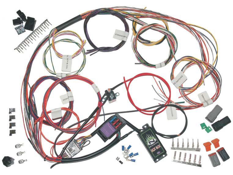 Namz Custom Cycle Products Wiring Harness. Fits all non-EFI Bikes.