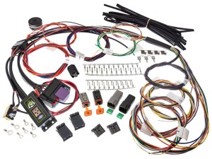 Namz Custom Cycle Products Wiring Harness. Fits all non-EFI Bikes. This kit has Run, Brake & Turn feature for rear turn signals and Turn only feature for front signals with separate daytime running light wires. Namz Custom Cycle Products Wiring Harness. Fits all non-EFI Bikes. This kit has Run, Brake & Turn feature for rear turn signals and Turn only feature for front signals with separate daytime running light wires.