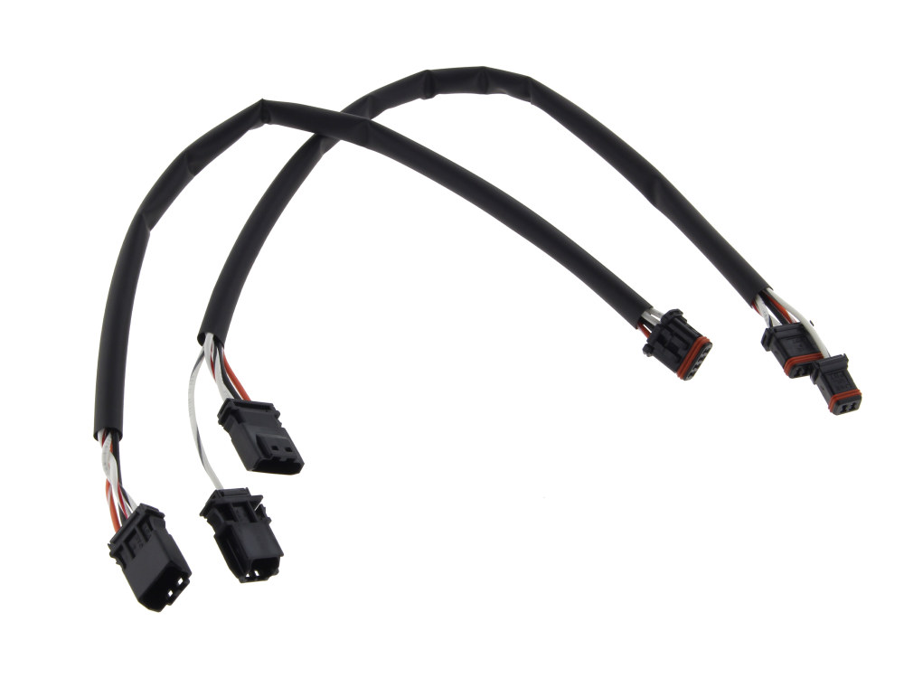 Namz Custom Cycle Products Handlebar Wiring Harness 12in. Extension Kit. Fits Softail 2011up, Touring 2014up, Sportster 2014-2021 & Dyna 2012-2017.