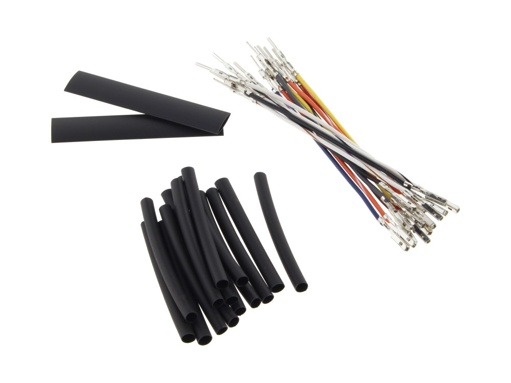 Namz Custom Cycle Products Handlebar Wiring Harness 4in. Extension Kit. Fits Softail 2007-2010, Dyna 2007-2011, Sportster 2007-2013 & V-Rod 2007-2017.