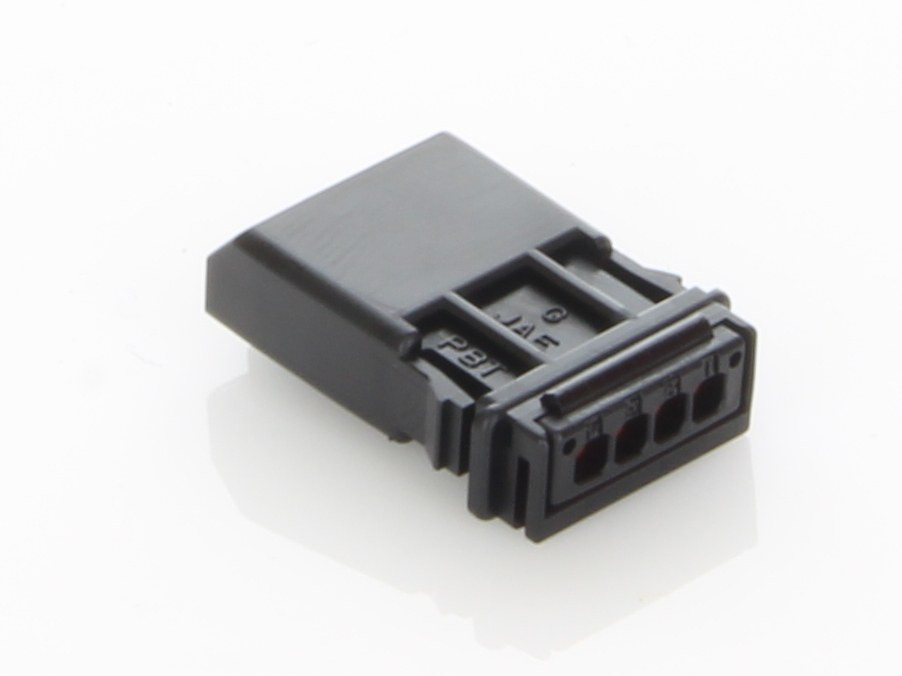 MX-1900 4-Position Black Pin Housin