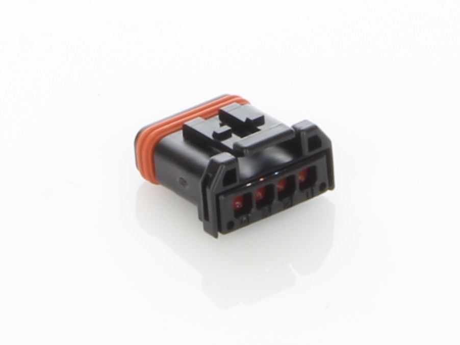 MX-1900 4-Position Black Socket Hou