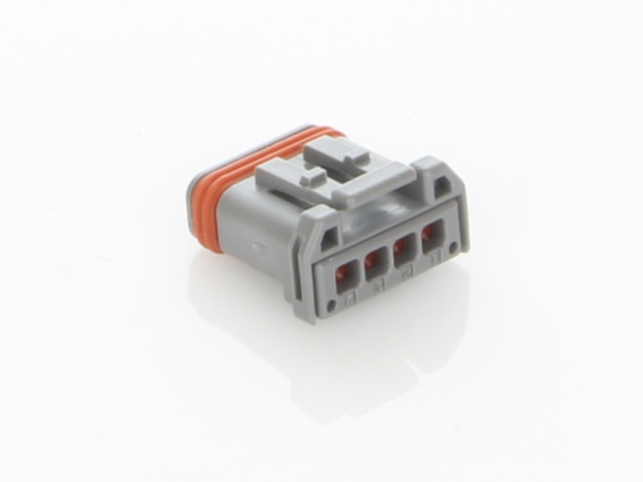 MX-1900 4-Position Gray Socket Hous