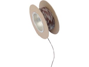 Wire; 18-Gauge Brown w/White Stripe Wire; 18-Gauge Brown w/White Stripe