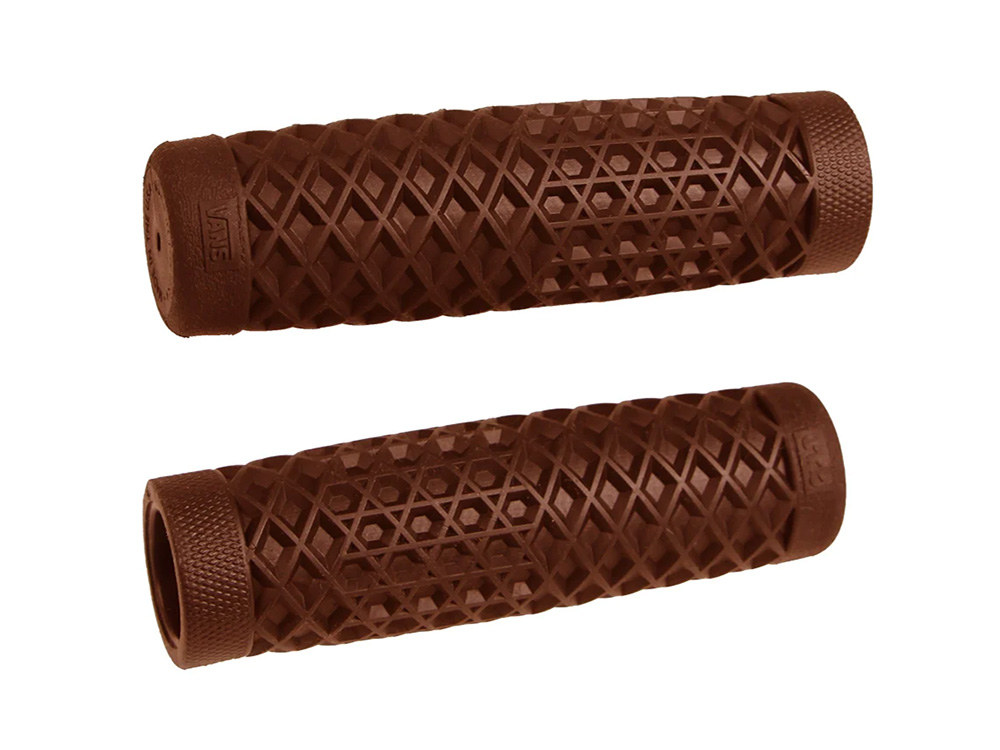ODI Grips & Bars Vans/Cult 1in. Handgrips – Brown.