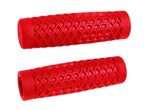 ODI Grips & Bars Vans/Cult 1in. Handgrips – Red. ODI Grips & Bars Vans/Cult 1in. Handgrips – Red.