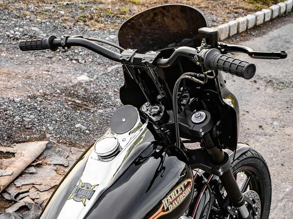 ODI Grips & Bars 1-1/8in. V-Twin Moto Handlebar – Black.