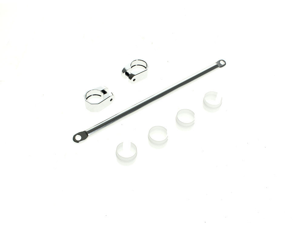 ODI Grips & Bars V-Twin Handlebar Crossbar with Clamps – Silver.