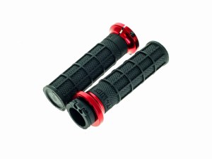 ODI Grips & Bars Hart-Luck Full Waffle Lock-On Handgrips – Red. Fits H-D with Throttle Cable. ODI Grips & Bars Hart-Luck Full Waffle Lock-On Handgrips – Red. Fits H-D with Throttle Cable.