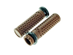 ODI Grips & Bars Vans Signature Lock-On Handgrips – Brown/Black. Fits H-D with Throttle Cable. ODI Grips & Bars Vans Signature Lock-On Handgrips – Brown/Black. Fits H-D with Throttle Cable.