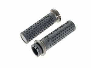 ODI Grips & Bars Vans Signature Lock-On Handgrips – Graphite/Gun Metal. Fits H-D with Throttle Cable. ODI Grips & Bars Vans Signature Lock-On Handgrips – Graphite/Gun Metal. Fits H-D with Throttle Cable.