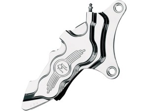 Performance Machine Right Hand Front 6 Piston Caliper – Chrome. Fits most Big Twin 1984-1999 & Sportster 1984-1999 Models with 11.5in. Disc Rotor. Performance Machine Right Hand Front 6 Piston Caliper – Chrome. Fits most Big Twin 1984-1999 & Sportster 1984-1999 Models with 11.5in. Disc Rotor.