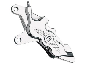 Performance Machine Left Hand Front 6 Piston Caliper – Chrome. Fits Softail 2000-2014, Dyna 2000-2017, Touring 2000-2007 & Sportster 2000-2007. Performance Machine Left Hand Front 6 Piston Caliper – Chrome. Fits Softail 2000-2014, Dyna 2000-2017, Touring 2000-2007 & Sportster 2000-2007.