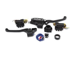 Performance Machine Handlebar Control Kit – Black Contrast Cut. Fits HD 1996-2011 with Cable Clutch and Throttle with Single Disc Rotor. Performance Machine Handlebar Control Kit – Black Contrast Cut. Fits HD 1996-2011 with Cable Clutch and Throttle with Single Disc Rotor.