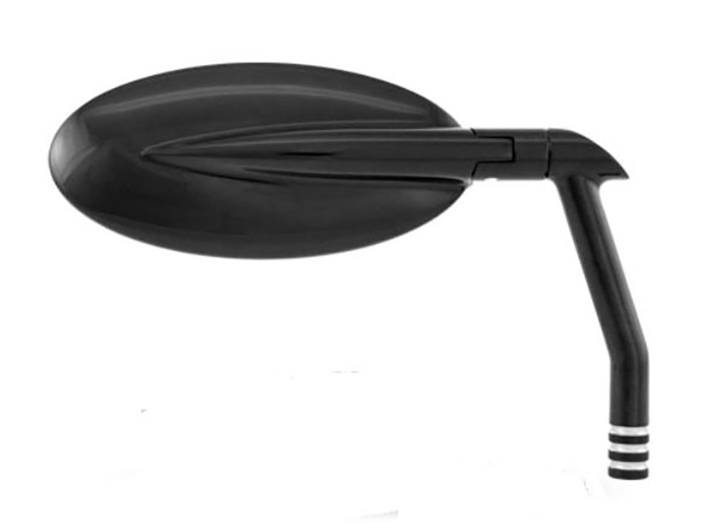 Performance Machine Oval Mirror – Black Contrast Cut.