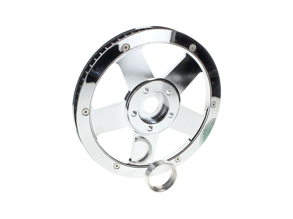 Performance Machine 66 Tooth x 1in. wide Formula Pulley – Chrome