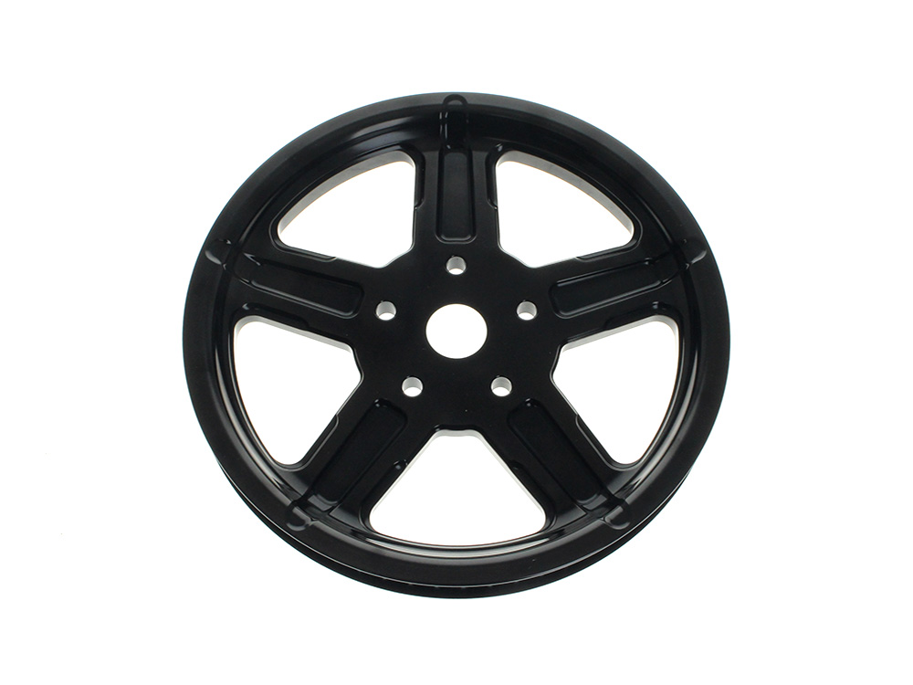 Performance Machine 66 Tooth x 1in. Wide Formula Pulley – Black Anodized.